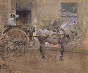 The Governess Cart (mk46) Joseph Crawhall